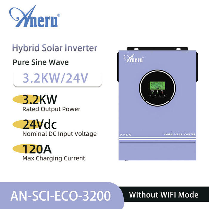 3200w 230VAC 24VDC Off-grid Solar Hybrid Inverter